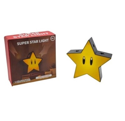 Super Star Lampe  Sound & Licht   Super Mario Nintendo  Gaming Geschenk Stern