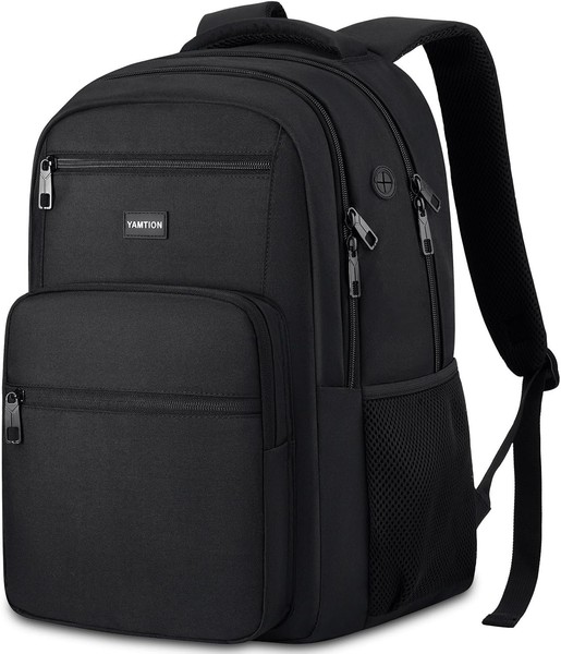 Yamtion Rucksack Herren, Schulrucksack Teenager, 15,6 Zoll Laptop Rucksack,-image