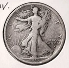 1917-S Obv. Walking Liberty Half Dollar, F #3020