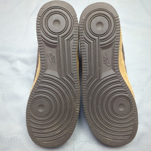 Nike Air Force 1 Trainers Mens UK 10.5 Brown Supreme Seamless Ostrich Premium LE - Picture 9 of 13