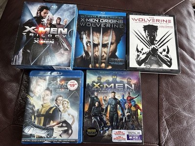 X-Men Trilogy The Wolverine Unleashed Extended Edition Plus More Blu Ray 3D Lot