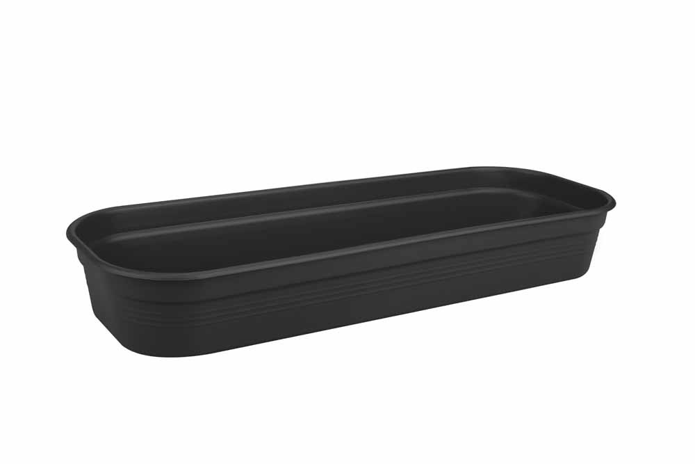 green basics grow tray l living black elho