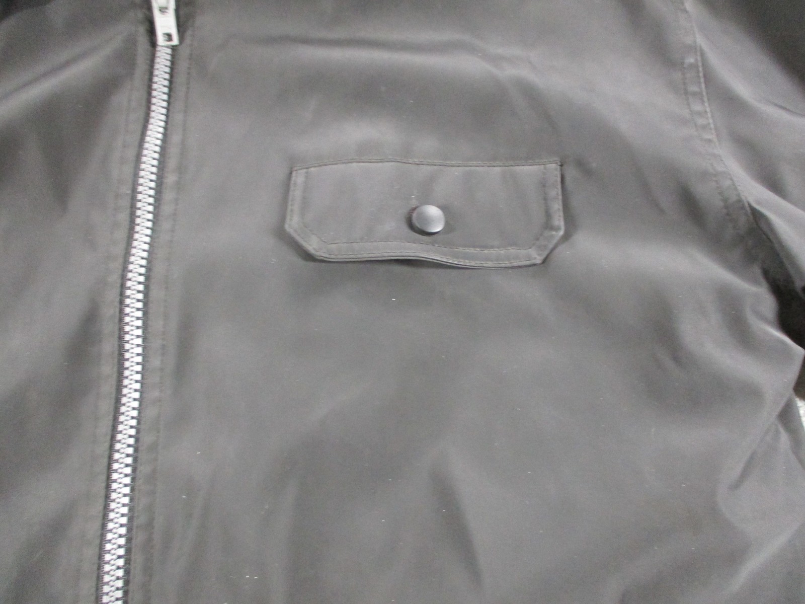 Utility Jacket Mens Medium Black Reflective Work … - image 4