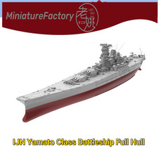 PreSale 1:350 IJN Yamato Class Battleship Military Model Kit Full Hull
