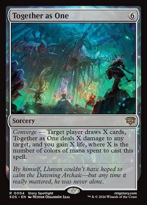 *MtG: 4x TOGETHER AS ONE - Secrets of Strixhaven Rare - magicman-europe*