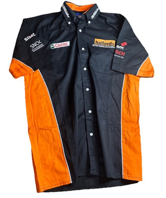 #ad Retro Halfords Shirt Castrol Tom Tom Bosch Snooper Team Dynamics BTCC Rare GBP 35.00