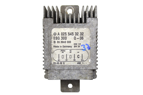 LÜFTERSTEUERGERÄT Original + MERCEDES A-Klasse W168 + ESG300 + A0255453232