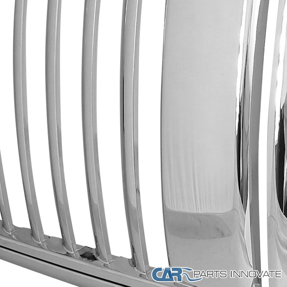 Fits 04-08 Ford F150 06-08 Lincoln Mark LT Vertical Chrome Front Bumper Grille - Image 4 of 4