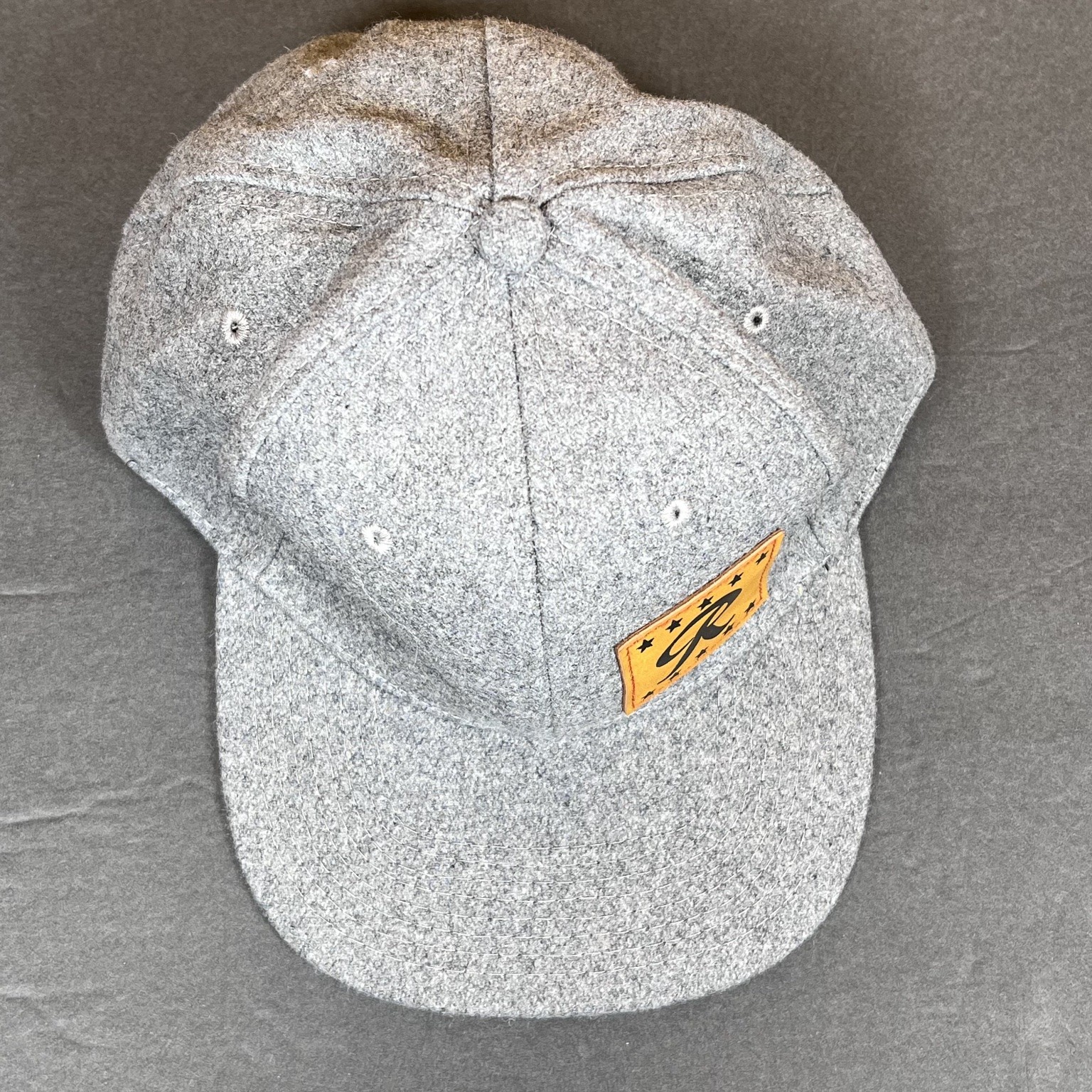 Rainier Beer Hat Wool Blend Leather Patch Strapba… - image 3