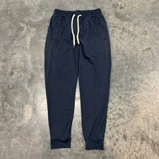 Vuori Ponto Performance Jogger Pant Men's Medium Blue Heather Tapered Athleisure
