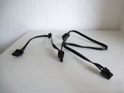 Modular PSU Netzteil Kabel 6-Pin auf 4x Molex 4-Pin für DVD HDD etc. 95cm