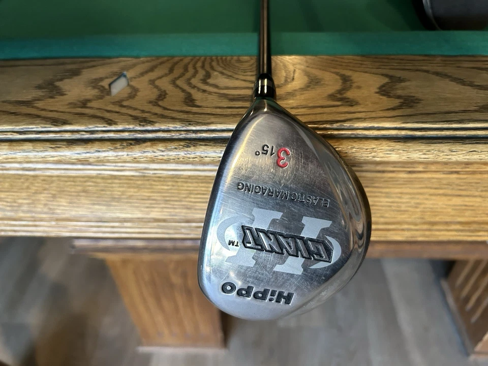 Вуд для фервея HIPPO Giant II 3. Клюшка для правшей с графитовым стержнем R Flex широкая лицевая - Изображение 2 из 4