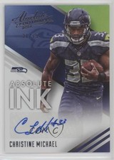 2014 Panini Absolute Ink Spectrum Silver 31/75 Christine Michael #AB-CM Auto 6do