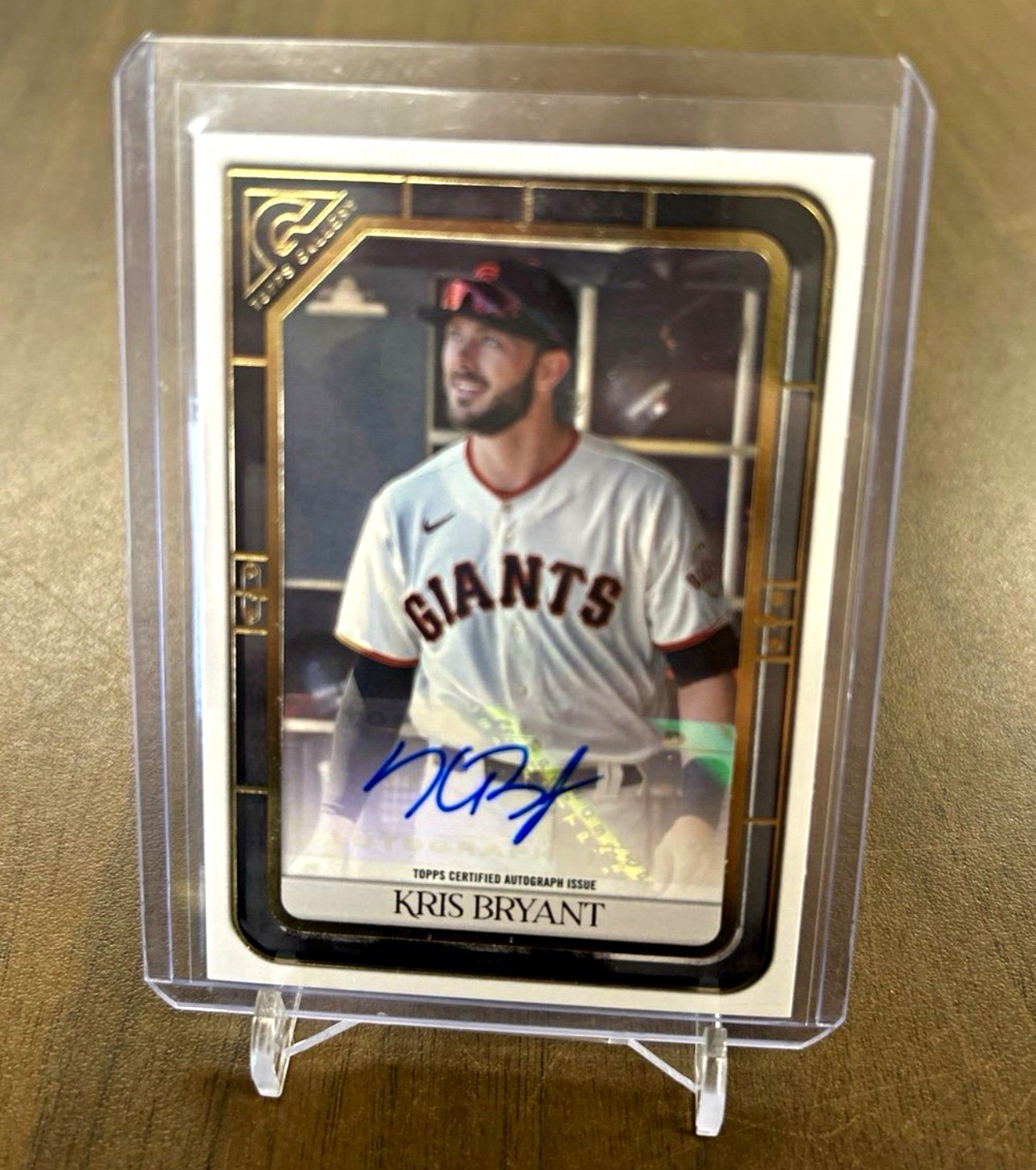 Topps Gallery Kris Bryant Autograph VA-KB 2021 San Francisco Giants