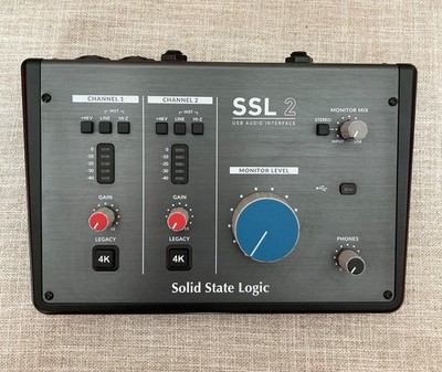 Solid State Logic SSL 2 Desktop USB Audio Interface 2-Ch 24-bit/192kHz Phantom