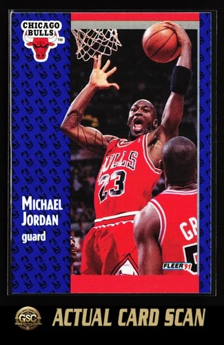 1991-92 Fleer Michael Jordan #29 Chicago Bulls