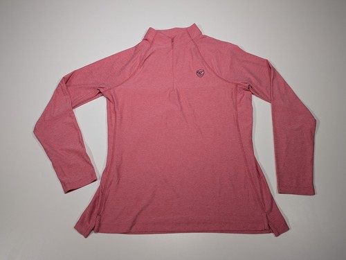 Giacca da golf PETER MILLAR donna manica lunga rosa elasticizzata top atletico media - Foto 1 di 7