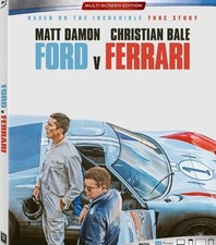 Ford V. Ferrari Blu Ray Very Good Ex Library Ships Free ChristianBale Matt Damon