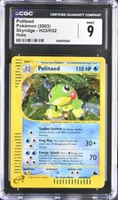 CGC 9 MINT Politoed H23/H32 Skyridge Holo Pokemon Card on eBay