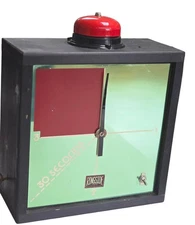 Boxing Bell Timer Clock Wall Mount Working Man Cave Bar Decor Vintage