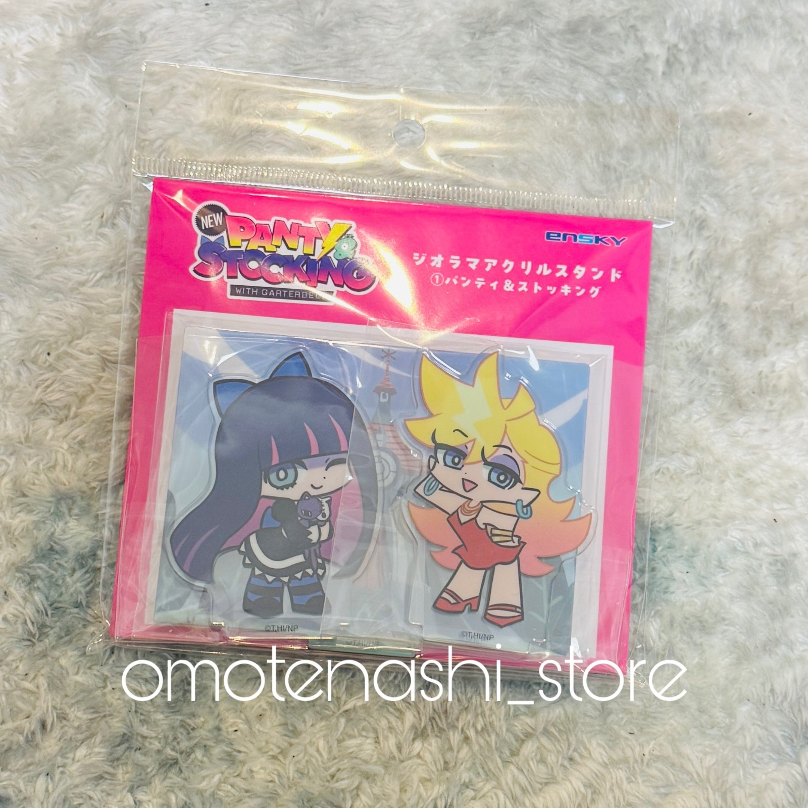 New PANTY & STOCKING with GARTERBELT Acrylic Stand Figure PANTY & STOCKING