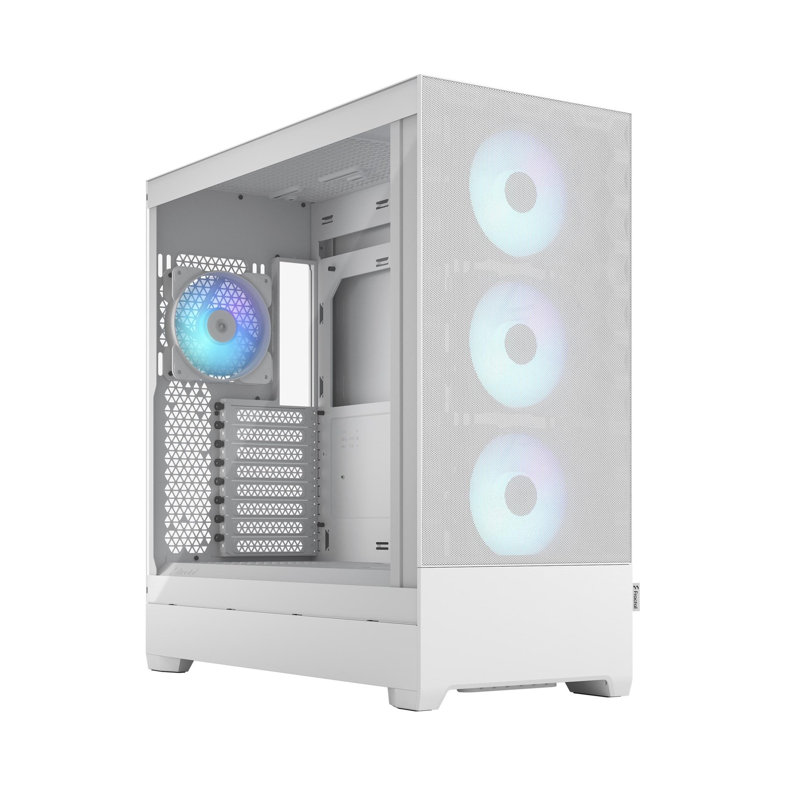Fractal Pop XL Air RGB, White, Full Tower Chassis w/ TG Window, 4x 120mm RGB Fan - Image 5
