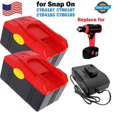 5.0Ah CTB6187 Battery for Snap on 18V CTB6185 CTB4187 CTB4185 CTC620 CT6850 3 Ah