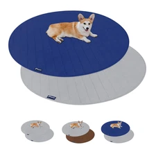Washable Dog Pee Pads Waterproof Training/Whelping Pads 36" or 48" Round 2 Pack