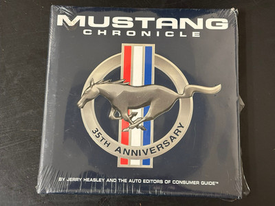 Mustang Chronicle 35th Anniversary by Jerry Heasley (Hardcover) New/Sealed