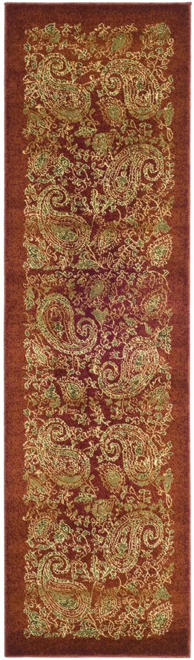 Lyndhurst Collection Runner Rug - 2'3" x 12', Red & Multi, Traditional Paisle... - Image 2 of 4