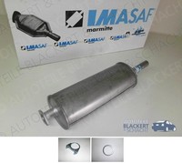Imasaf Auspuff Mitteltopf+ZubehöR für Daihatsu Rocky Hard Top/Soft Top 2.0 85-89