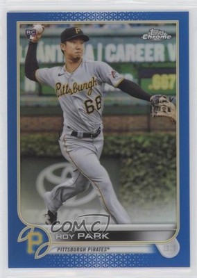 2022 Topps Chrome Blue Refractor 124/150 Hoy Park #32 Rookie RC 9pd