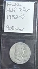 1952-S Franklin Half Dollar 50C, 90% Silver