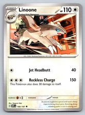 Linoone 168/197 Obsidian Flames Pokemon Card - NM