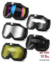 Motorcycle Goggles - ATV  Transparent / Multicolored / Grey / Yellow / Silver