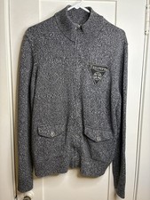 Triumph Motorcycles Lucky Brand Embroidered Full Zip Sweater Men  s Large