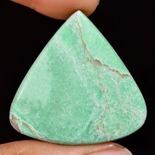 100% Natural Variscite Cabochon Pear Shape Gemstone 41.70 Cts 30x30x6 mm TP112
