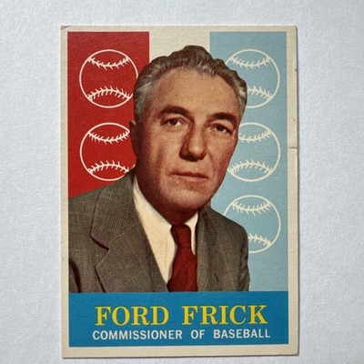 1959 Topps Ford Frick - Commissioner of Baseball #1 EX