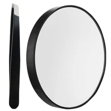TTSAM 10X Magnifying Makeup Mirror, Round Mirror 2 Suction Cups Facial Cosmetic,