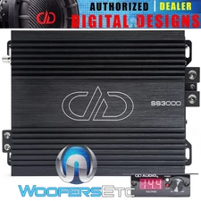 DD AUDIO SS3000 AMP 3000W RMS MONOBLOCK SUBWOOFERS BASS SPEAKERS AMPLIFIER NEW