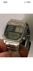 New ListingVINTAGE SEIKO SILVER WAVE QUARTZ MENS WRIST WATCH H239-5040