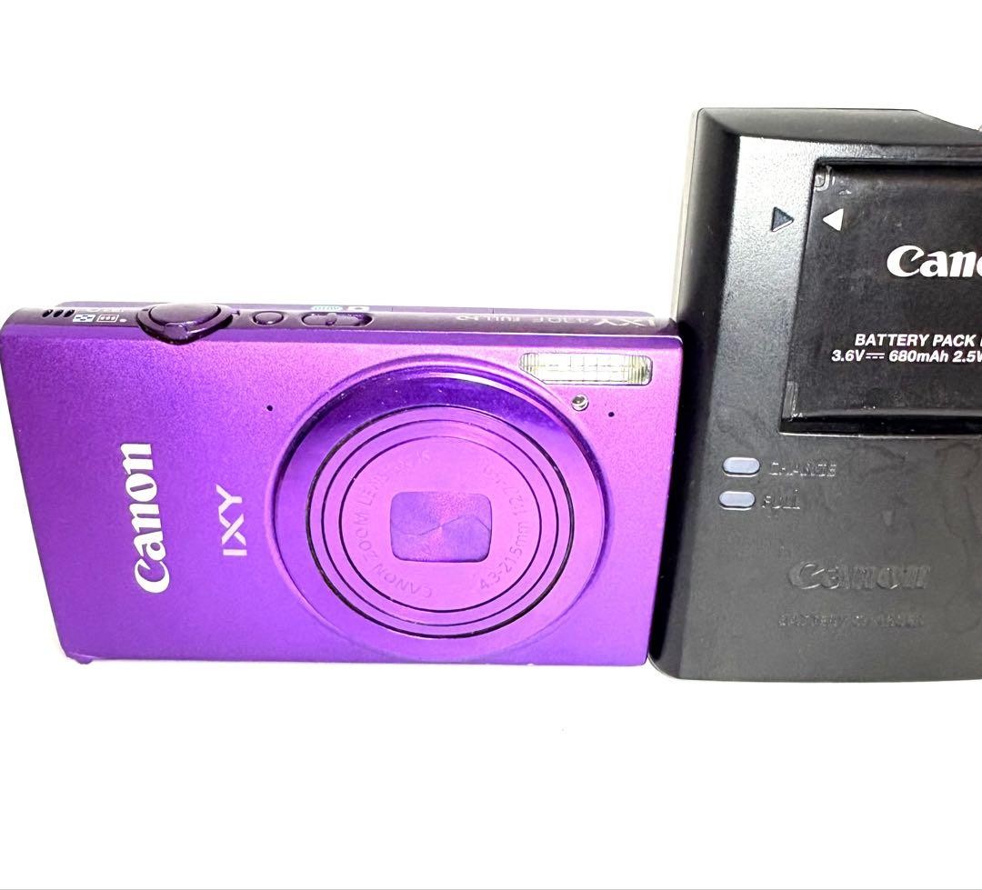Canon IXY デジカメ 430F パープル　紫 Canon IXY 430F 紫色 purple 本体 Canon Degital camera IXY 430F