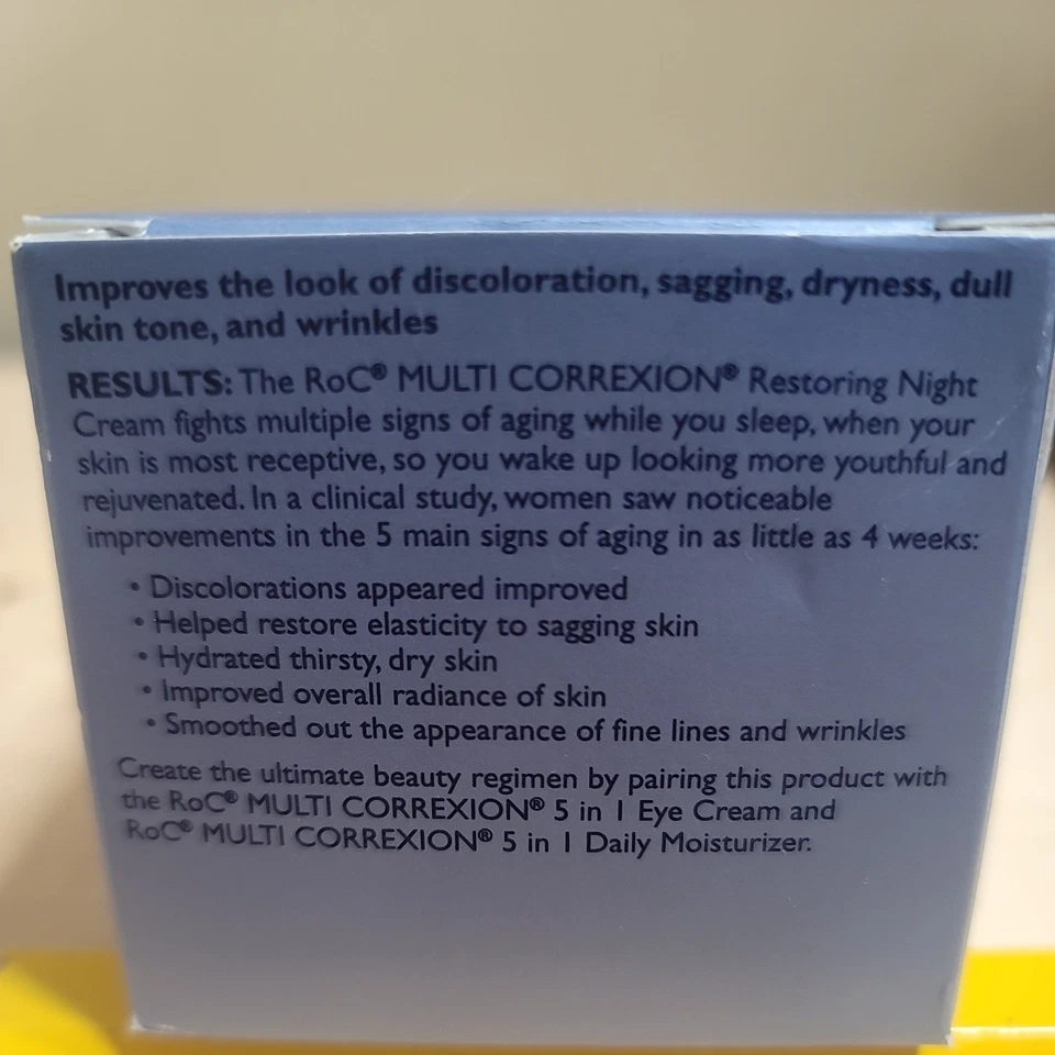 RoC Multi Correxion 5 in 1 Restoring Night Cream NEW - Image 3 of 4