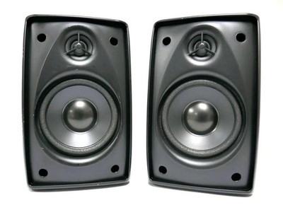 Pair of Polk Audio Satellite Speakers RM6751 Black 8 Ohms - Free Shipping