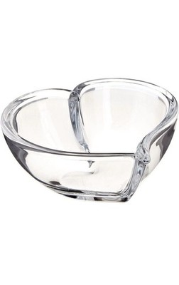 Orrefors Crystal Small Heart Shaped Bowl / Votive - Brand New In Box