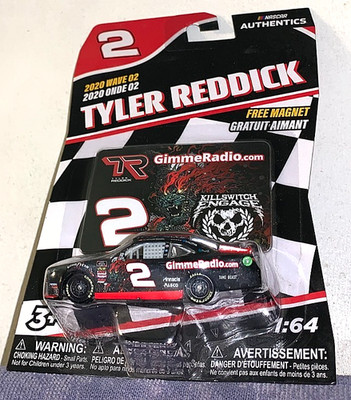TYLER REDDICK 2020 1/64 NASCAR AUTHENTICS #2 KILLSWITCH ENGAGE CHEVY WAVE 2 RARE