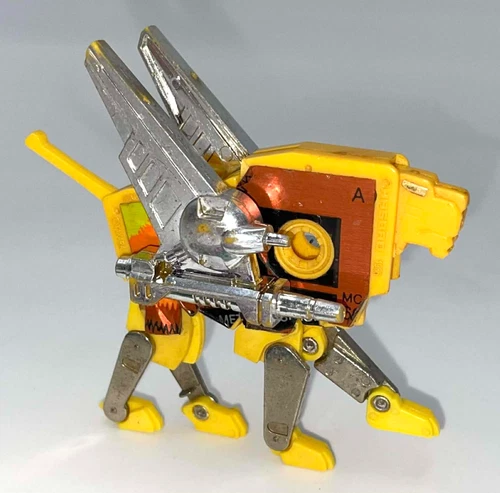Vintage 1986 Hasbro G1 Transformers STEELJAW Autobot Cassette Tape Complete Lion
