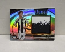 KENAN YILDIZ 2024-25 Select Jumbo Swatches ~ Juventus Jersey SILVER PRIZM
