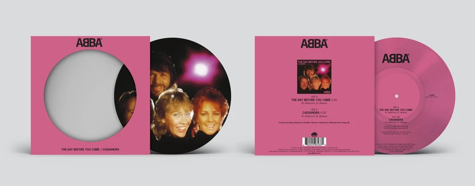 ABBA The Day Before You Came/Cassandra (Vinyl) Deluxe  7" Single - Image 3 of 3