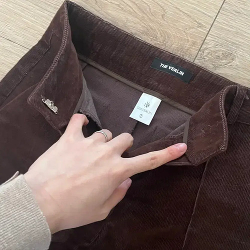 The Berlin Brown Corduroy Bootcut Pants for Women